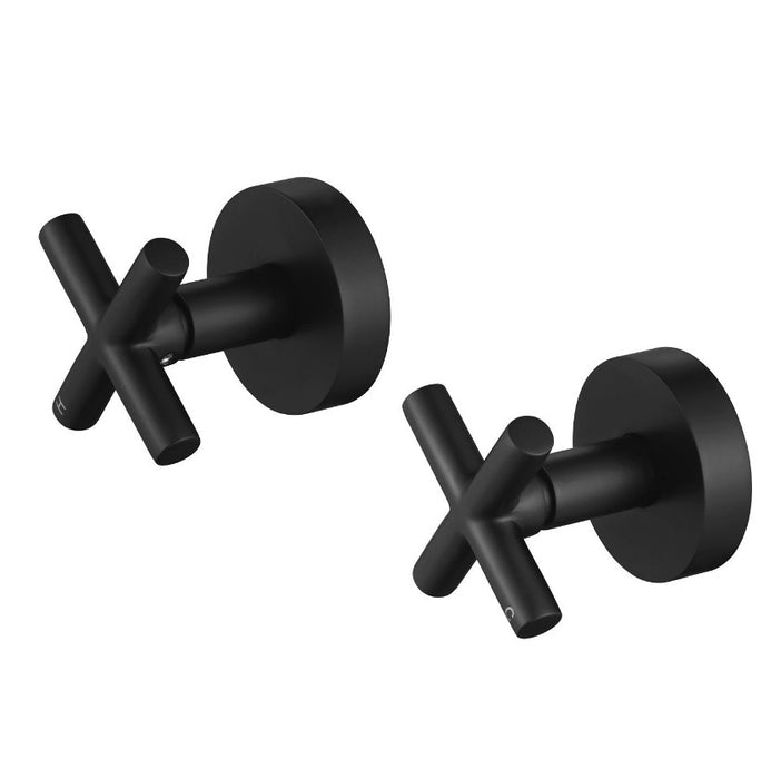 Modernnational Ryker Chrome/Matt Black/Brushed Bronze/Brushed Nickel Solid Brass 1/4 Turn Wall Stop Assemblies
