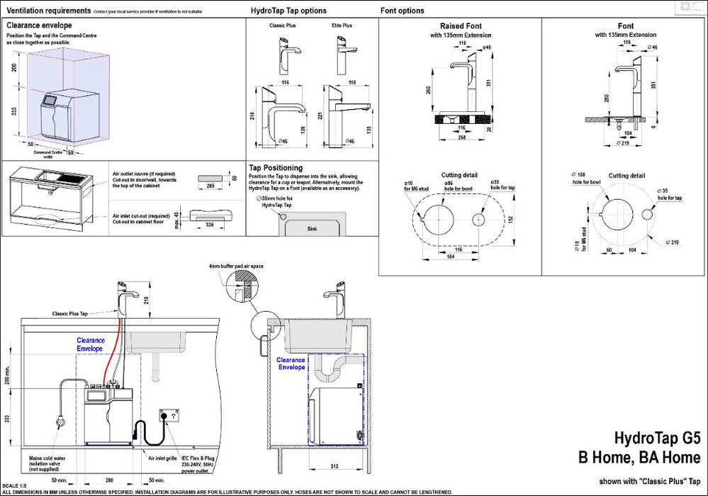 Zip HydroTap G5 Classic Plus Boiling and Ambient Filtered Matt Black Tap