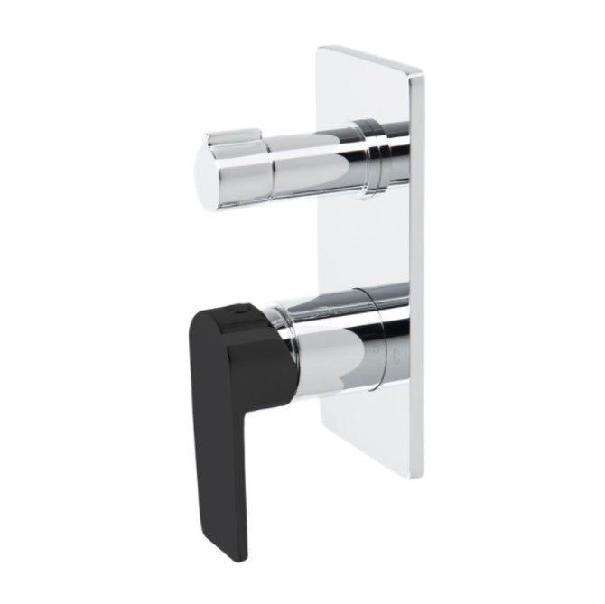 European Design The GABE Leva Diverter Mixer Chrome/Chrome and Black/Chrome and Rose Gold/Brushed Gold/Matt Black/Matt Black and Rose Gold/Brushed Nickel/Gunmetal Grey