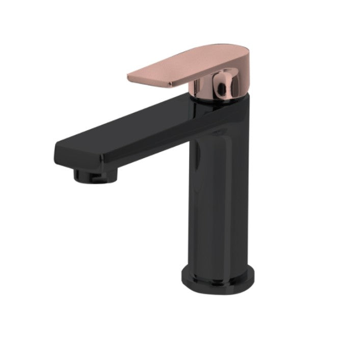 European Design The GABE Leva Basin Mixer Chrome/Chrome and Black/Chrome and Rose Gold/Brushed Gold/Matt Black/Matt Black and Rose Gold/Brushed Nickel/Gunmetal Grey