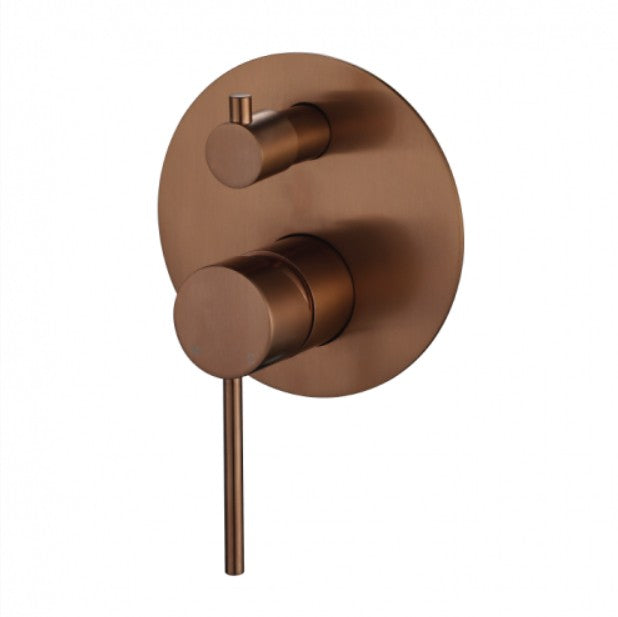 Modernnational Star Mini Chrome/Matt Black/Brushed Bronze/Brushed Nickel/Champagne/Gun Metal Solid Brass Shower Diverter Mixer