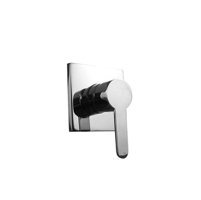 Loui Square Wall Mixer Chrome/Matt Black/Matt Black and Chrome