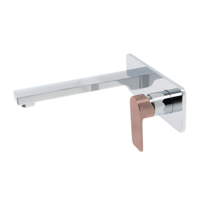 European Design The GABE Leva Wall Outlet Mixer Chrome/Chrome and Black/Chrome and Rose Gold/Brushed Gold/Matt Black/Matt Black and Rose Gold/Brushed Nickel/Gunmetal Grey