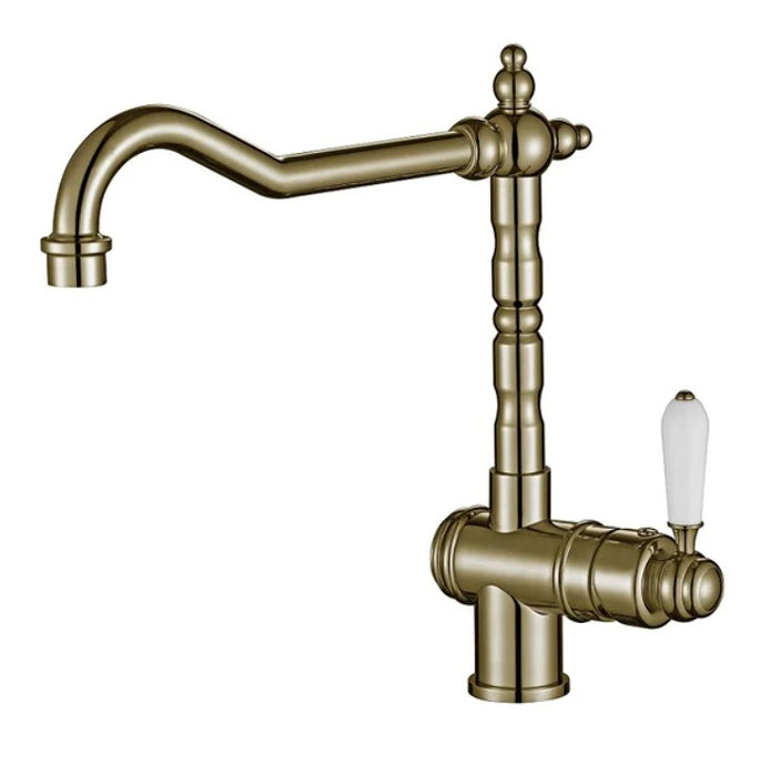 Modernnational Bordeaux Chrome/Matt Black/Brushed Bronze/Brushed Nickel Solid Brass Kitchen Mixer