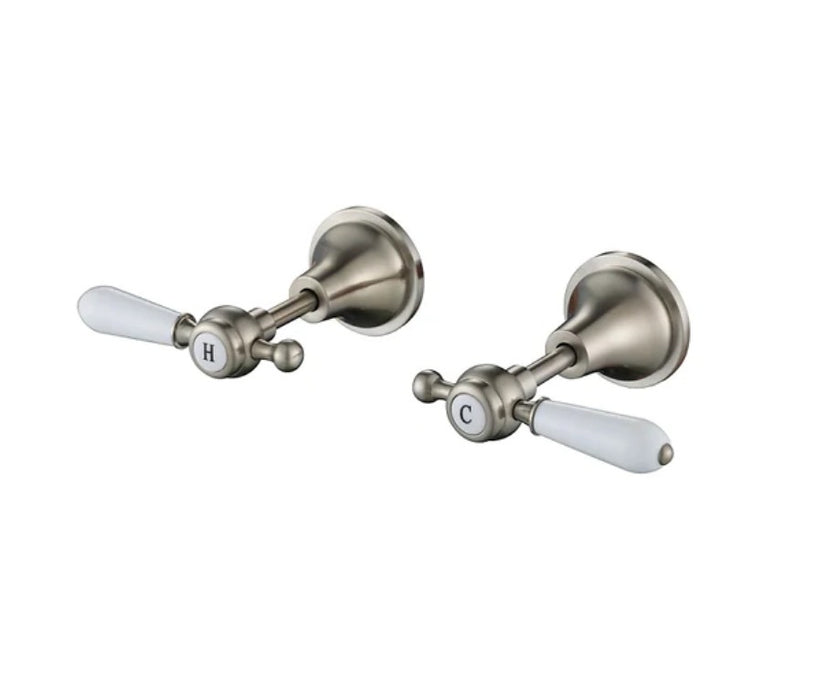 Modernnational Bordeaux Chrome/Matt Black/Brushed Bronze/Brushed Nickel Solid Brass Wall Tops