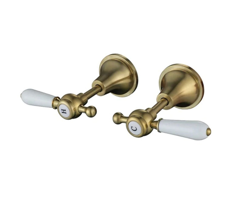Modernnational Bordeaux Chrome/Matt Black/Brushed Bronze/Brushed Nickel Solid Brass Wall Tops