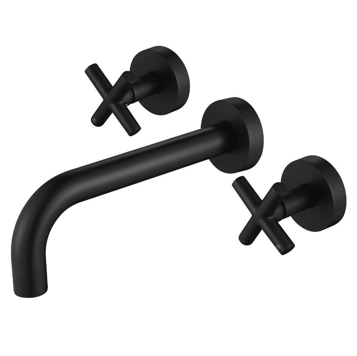 Modernnational Ryker Chrome/Matt Black/Brushed Bronze/Brushed Nickel Solid Brass 1/4 Turn Bath Set