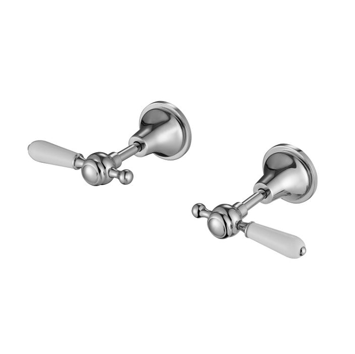 Modernnational Bordeaux Chrome/Matt Black/Brushed Bronze/Brushed Nickel Solid Brass Wall Tops