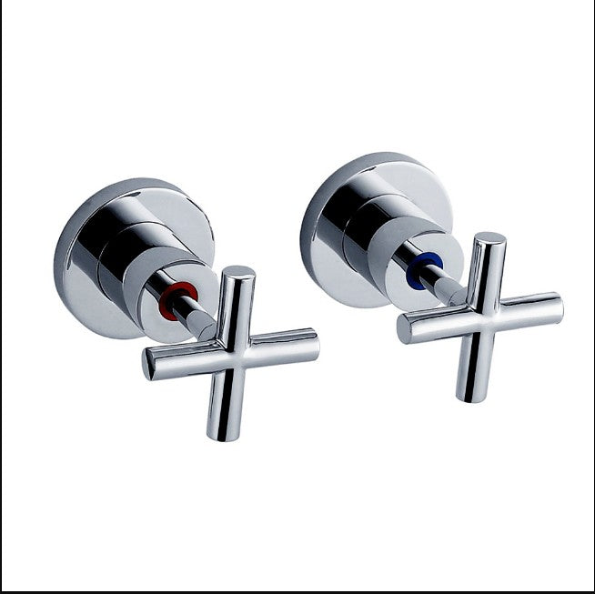 Fienza Michelle Chrome Solid Brass Wall Top Assemblies