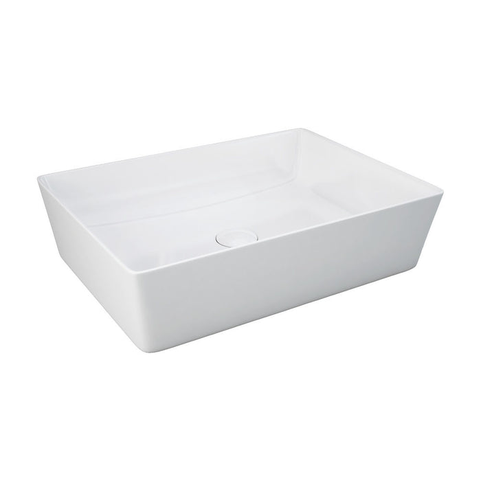 500*360*130mm FIE RAK Feeling White Ceramic Rectangular Above Counter Basin