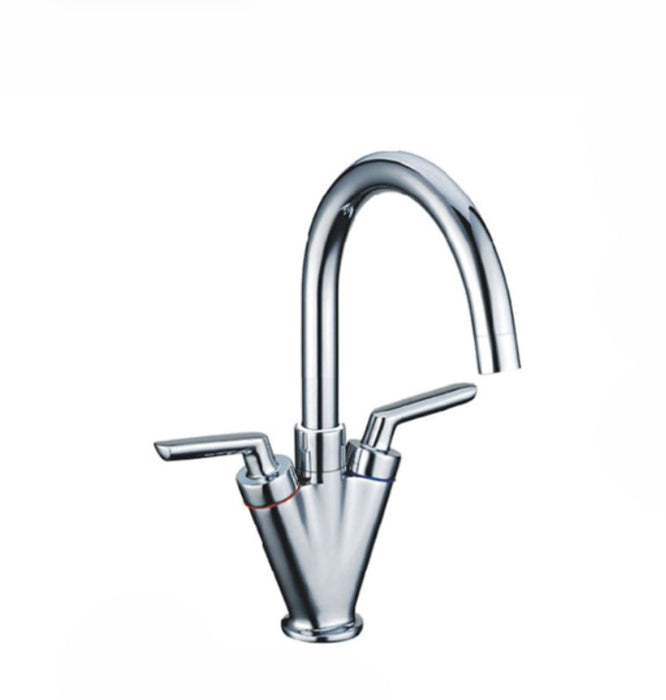 Fienza Chloe Chrome Solid Brass Swivel Sink Mixer