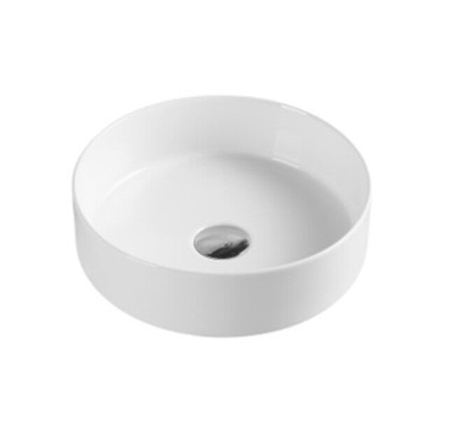 346*346*114mm Poseidon PA3535 Rose Gold/Black Marble/Matt Black/Gloss White Ceramic Round Above Counter Basin