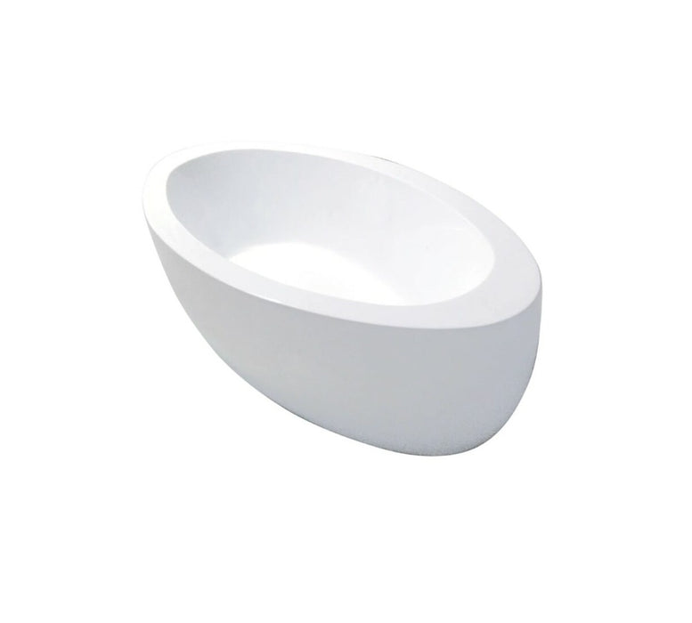 Aplauso 1930/1800*1100/950*660/600mm Bath Tub White/Black Acrylic Free Standing oval - HD reno