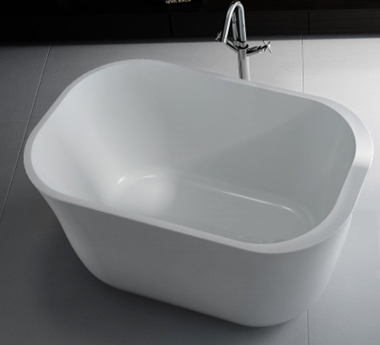 1300*800*700mm Cee Jay Japanese Gloss White Oval Acrylic Freestanding Bathtub - HD reno