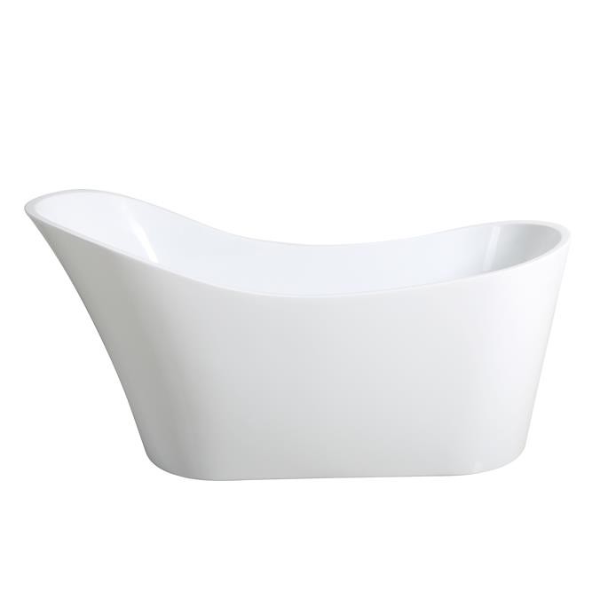 1400-1700*710*720mm Poseidon BBT Gloss White/Gloss Black Special Shape Acrylic Freestanding Bathtub