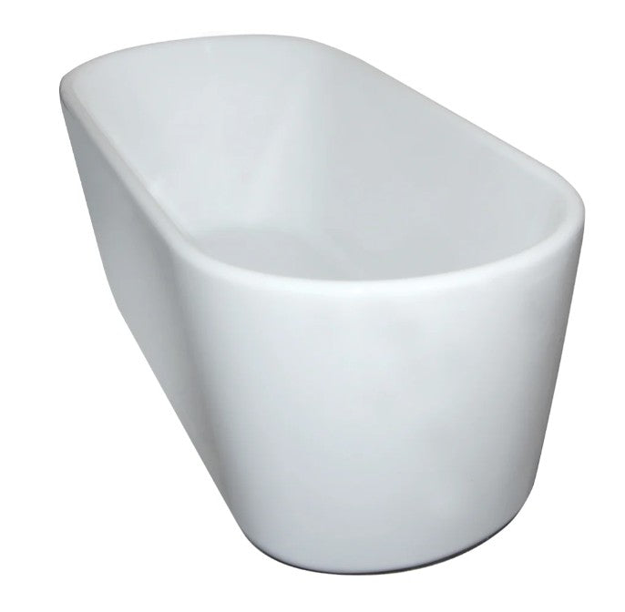 Ovalo 1200/1350/1500/1700/1800mm Bath Tub White/Black Acrylic Free Standing - HD reno