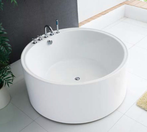 FS19 1400*1400*600mm Bath Tub White Acrylic Free Standing Round - HD reno