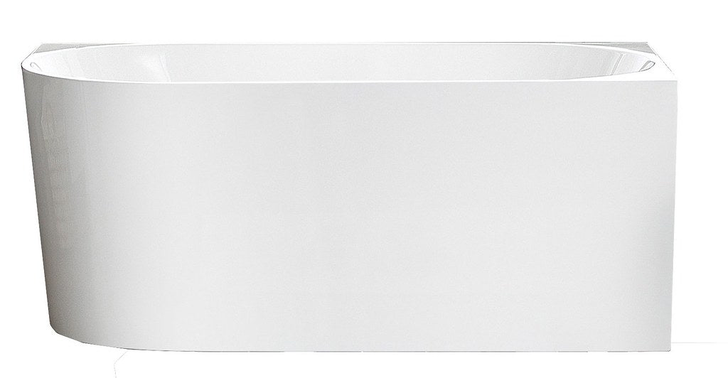 1700*800*600mm/1500*750*600mm White Acrylic Corner Back to Wall Bathtub