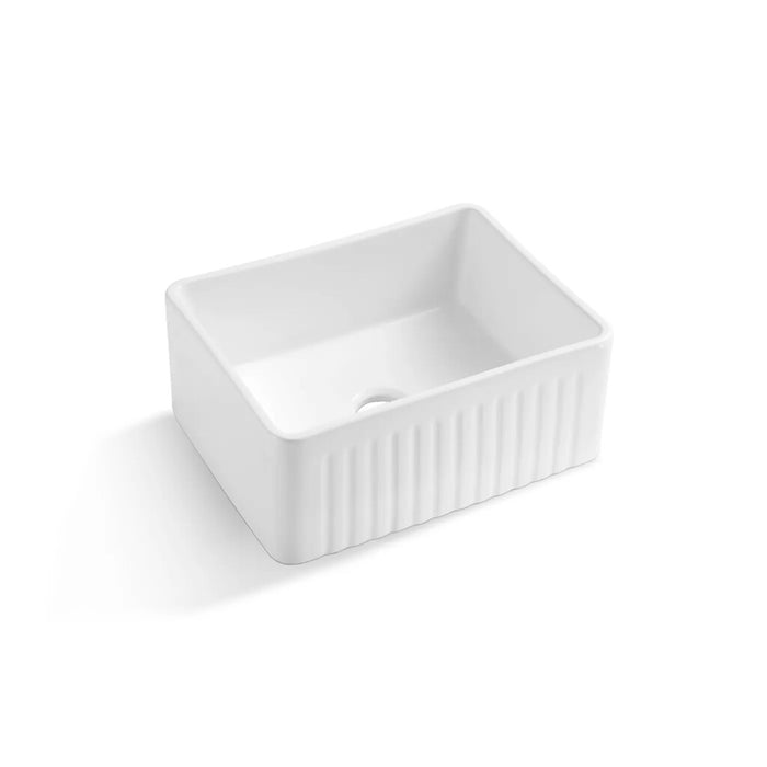 617*458*256mm Hampshire Butler White Ceramic Kitchen Sink
