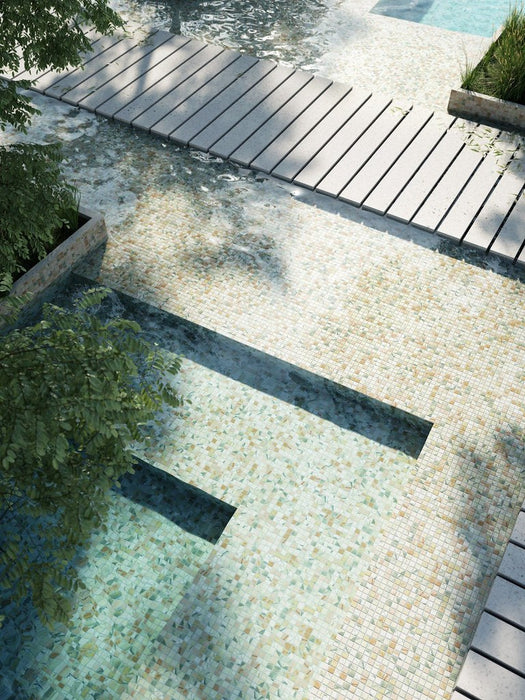 25/50mm AQUARELLE EFFECT Corner/Cove/Square Mosaic Tiles 1-2m2/pack 15lm/pack