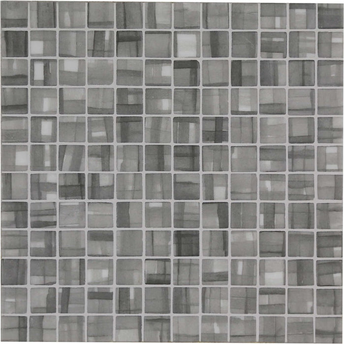 25/50mm AQUARELLE STRIPES Corner/Cove/Square Mosaic Tiles 1-2m2/pack 15lm/pack