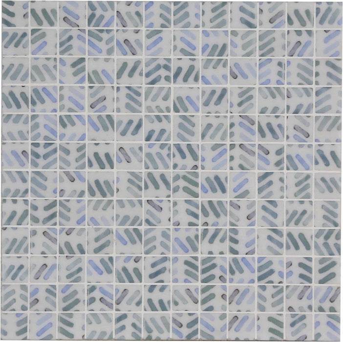 25/50mm AQUARELLE STROKES Corner/Cove/Square Mosaic Tiles 1-2m2/pack 15lm/pack