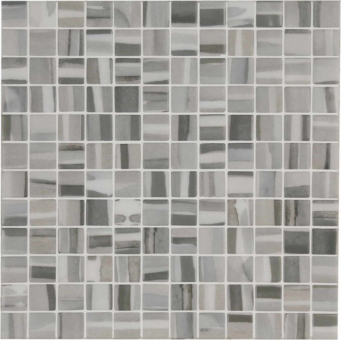 25/50mm AQUARELLE LAYERS Corner/Cove/Square Mosaic Tiles 1-2m2/pack 15lm/pack