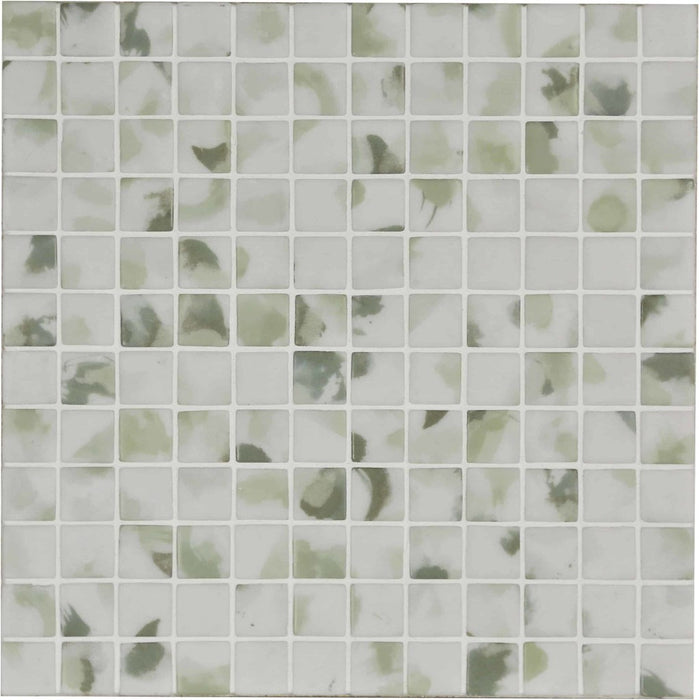 25/50mm AQUARELLE BLOTS Corner/Cove/Square Mosaic Tiles 1-2m2/pack 15lm/pack