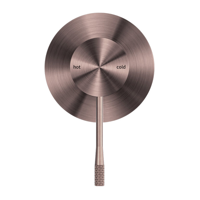 80mm Nero Opal Graphite Brushed Gold Brushed Nickel Brushed Bronze Brass Shower Mixer