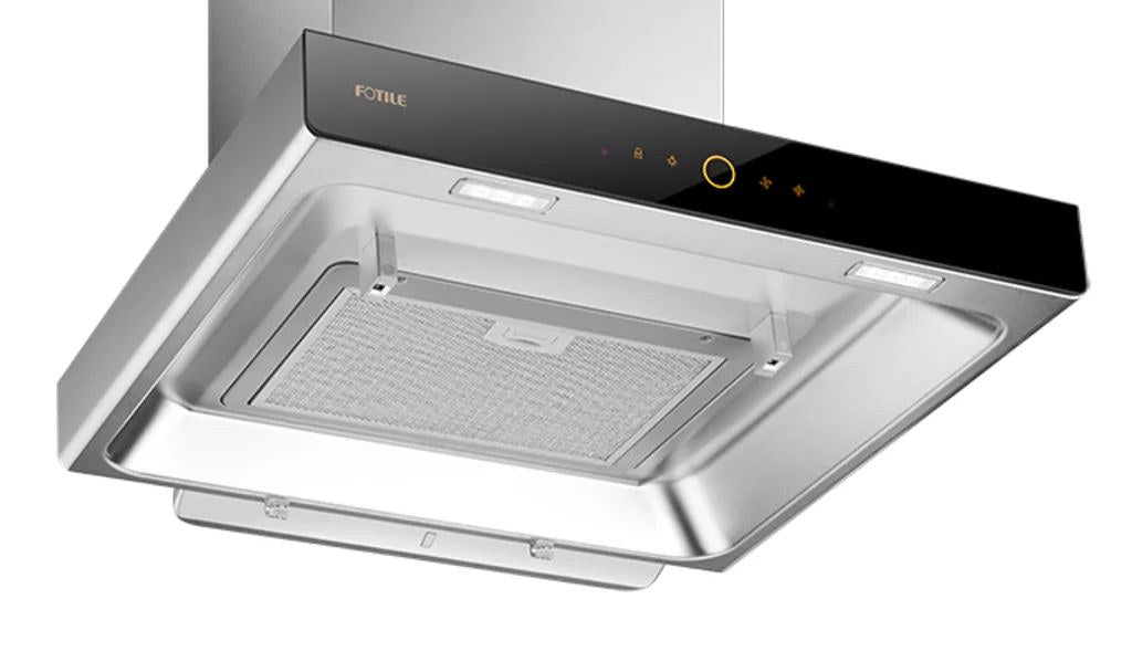 595*522*566mm Fotile Hand-Wave And Touch Without Decoration Cover Rangehood