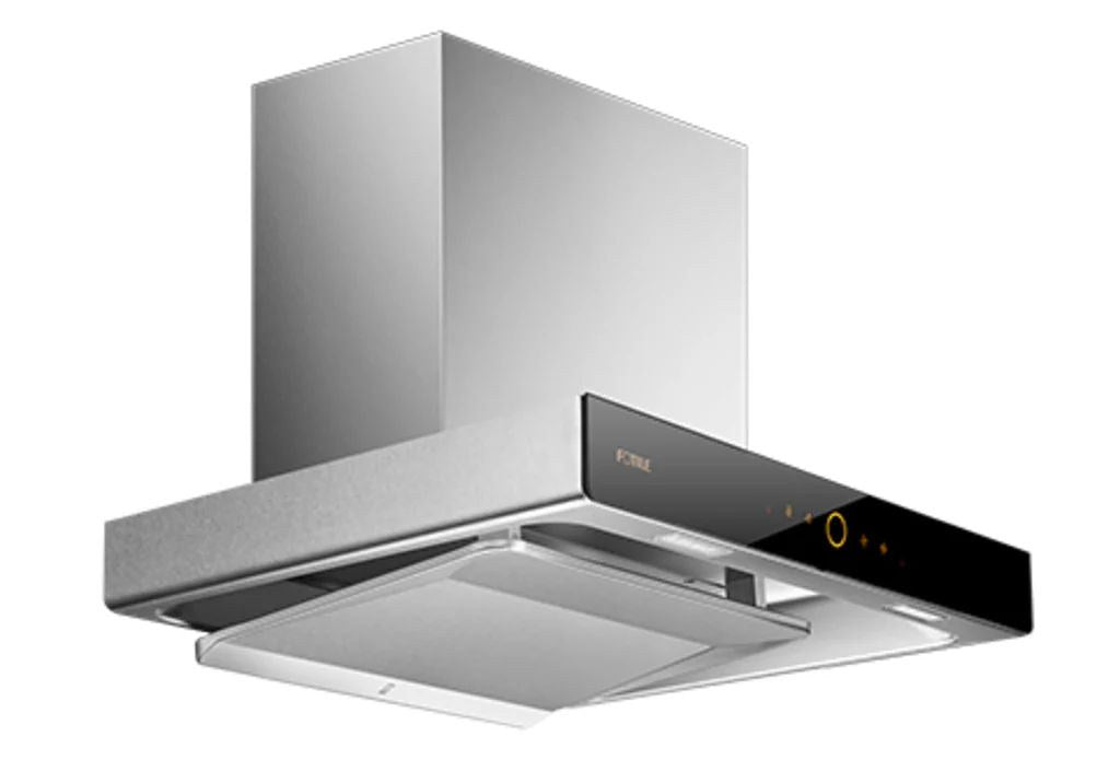 595*522*566mm Fotile Hand-Wave And Touch Without Decoration Cover Rangehood