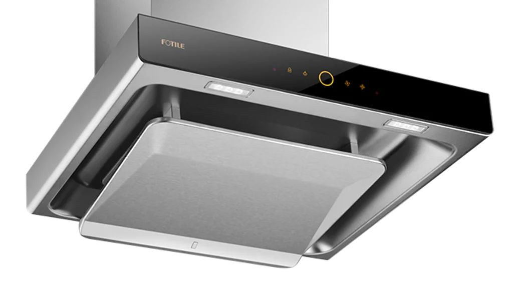 595*522*566mm Fotile Hand-Wave And Touch Without Decoration Cover Rangehood
