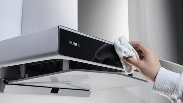 900*515*(520-940)mm Fotile Black Glass Wall Mount Rangehood