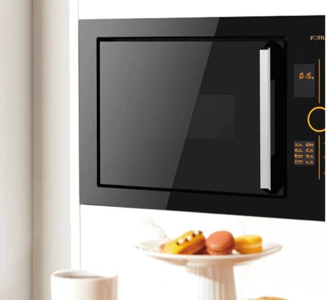 595*368*385mm Fotile Black Tempered Glass Touch Screen Microwave Oven