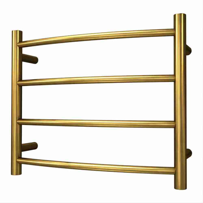 440*500*135mm ROMA 4 Round Bars Chrome/Matt Black 3 Color 304 Stainless Steel With Polished Finish Heated Towel Rail