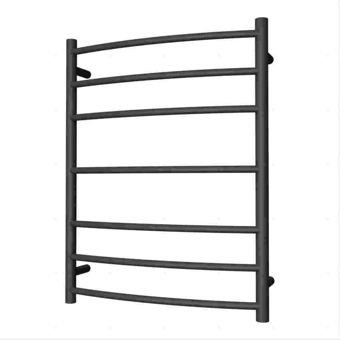 800*600*145mm ROMA 7(3+1+3) Round Bars Chrome/Matt Black 3 Color 304 Stainless Steel With Polished Finish Heated Towel Rail