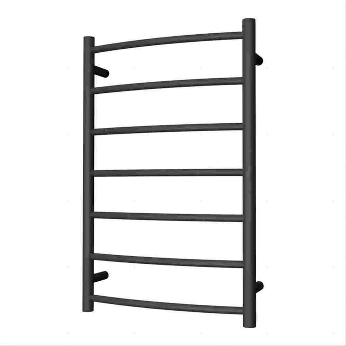 800*500*135mm ROMA 7 Round Bars Chrome/Matt Black 3 Color 304 Stainless Steel With Polished Finish Heated Towel Rail