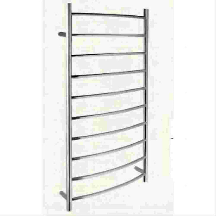 1150*600*145mm 10 Round Bars Heated Towel Rail With Chrome Stainless Steel (304) With Polished Finish
