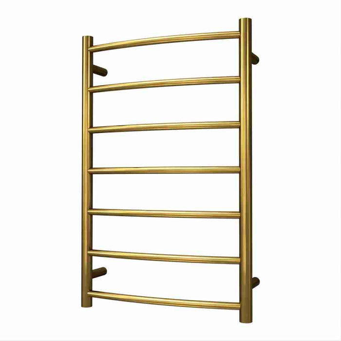 800*500*135mm ROMA 7 Round Bars Chrome/Matt Black 3 Color 304 Stainless Steel With Polished Finish Heated Towel Rail