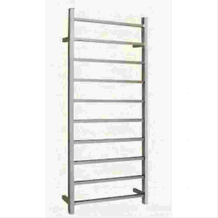 1150*600*110mm 10 Square Bars Heated Towel Rail With Chrome Stainless Steel (304) With Polished Finish