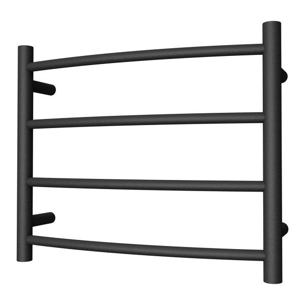 440*500*135mm ROMA 4 Round Bars Chrome/Matt Black 3 Color 304 Stainless Steel With Polished Finish Heated Towel Rail