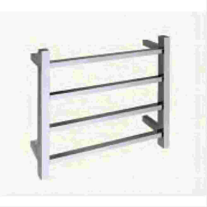 440*500*110mm 4 Square Bars Heated Towel Rail With Chrome Stainless Steel (304) With Polished Finish