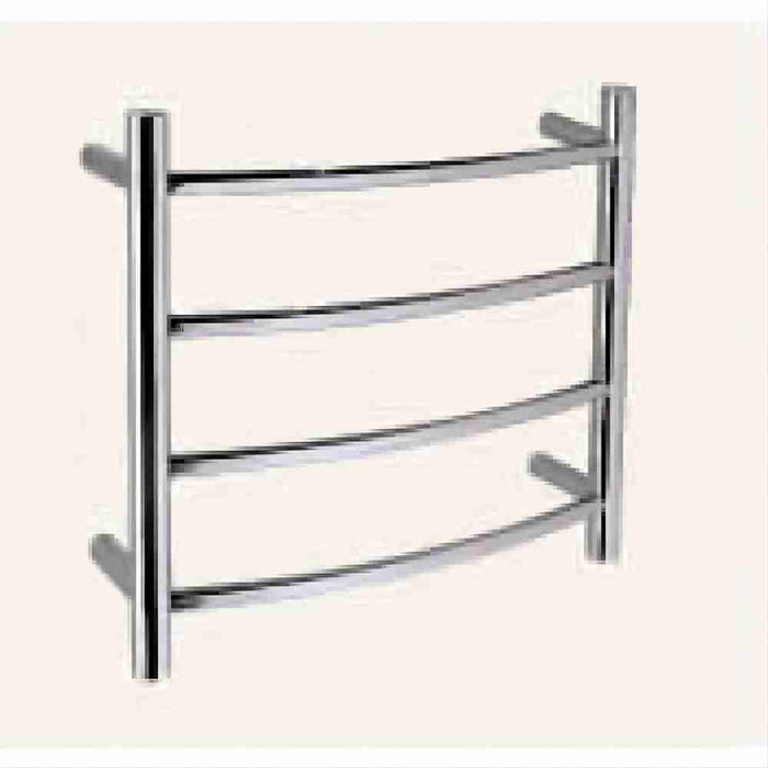 440*500*135mm ROMA 4 Round Bars Chrome/Matt Black 3 Color 304 Stainless Steel With Polished Finish Heated Towel Rail