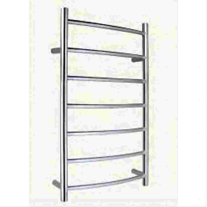 800*500*135mm ROMA 7 Round Bars Chrome/Matt Black 3 Color 304 Stainless Steel With Polished Finish Heated Towel Rail