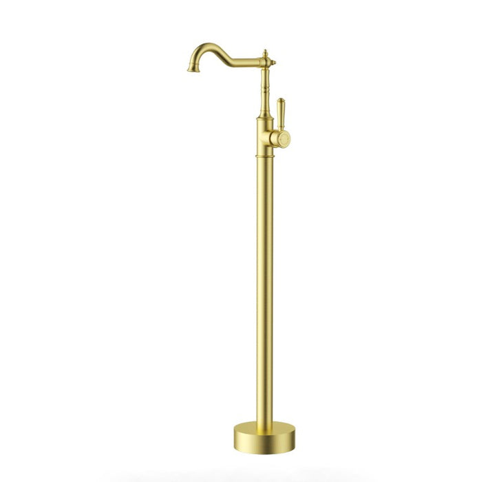 Clasico Chrome/Brushed Nickel/Brushed Gold/Matt Black Free Standing Bath Mixer - HD reno