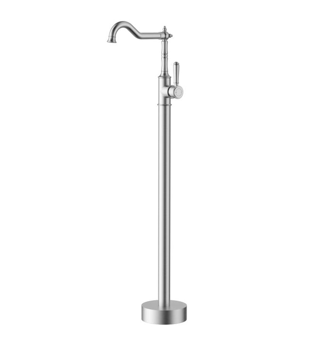 Clasico Chrome/Brushed Nickel/Brushed Gold/Matt Black Free Standing Bath Mixer - HD reno