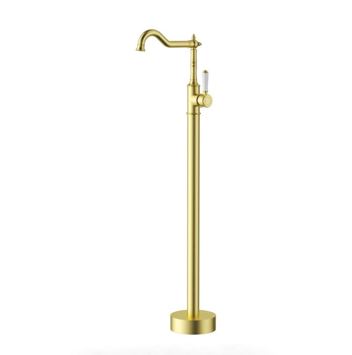 Clasico Chrome/Brushed Nickel/Brushed Gold/Matt Black Free Standing Bath Mixer - HD reno
