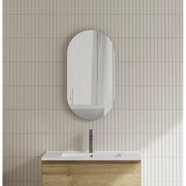 450-1200*900mm Sima Devo Frameless Glass Copper-free Oval Plain Mirror