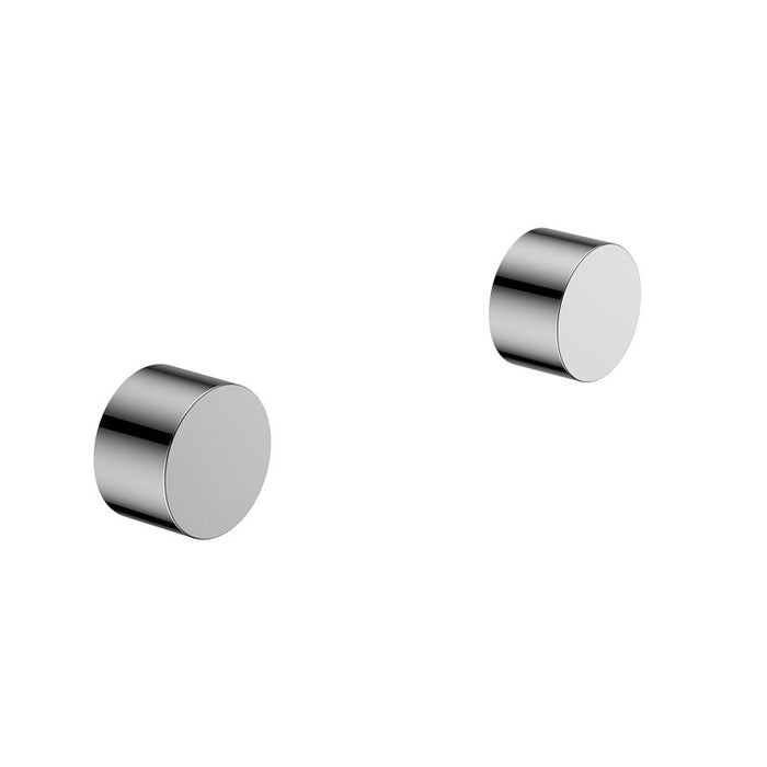 Ikon Tana Chrome/Matt Black/Brushed Nickel/Brushed Gold Solid Brass Round 1/4 turn Ceramic/Disc Wall Top Assembly - HD reno