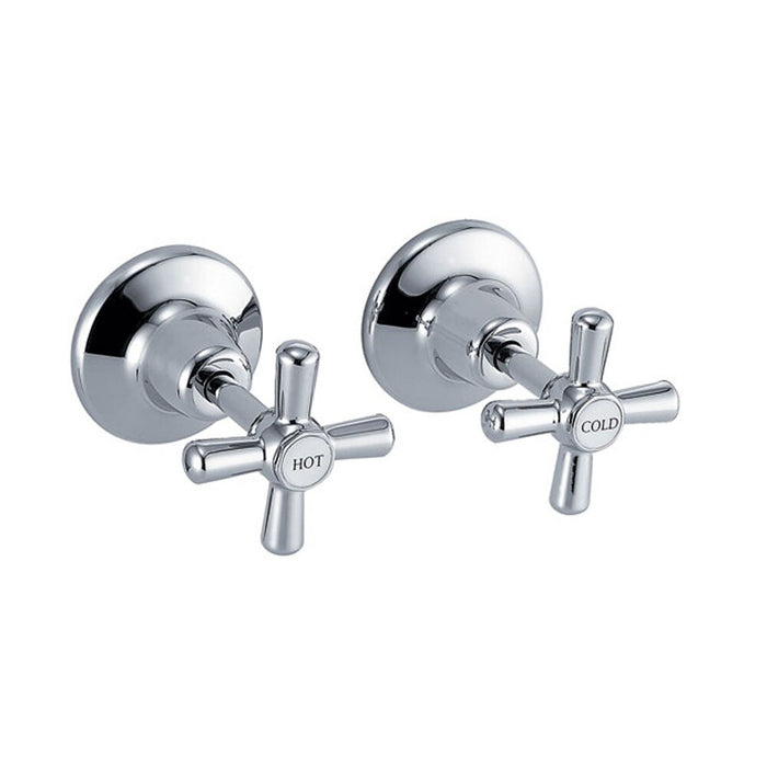 Ikon PENZ Chrome Brass And Zinc Alloy Basin, Bath, Washing Machine, Shower and Wall Taps Sets Range Tapware - HD reno